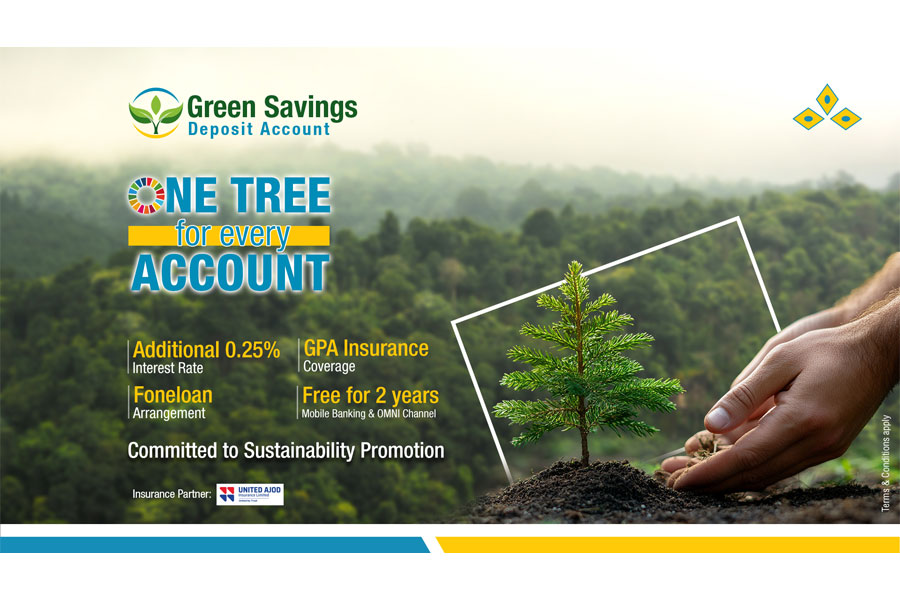 Kumari Bank Launches “Green Savings Deposit Account” to promote Sustainable Development and Environmental Conservation